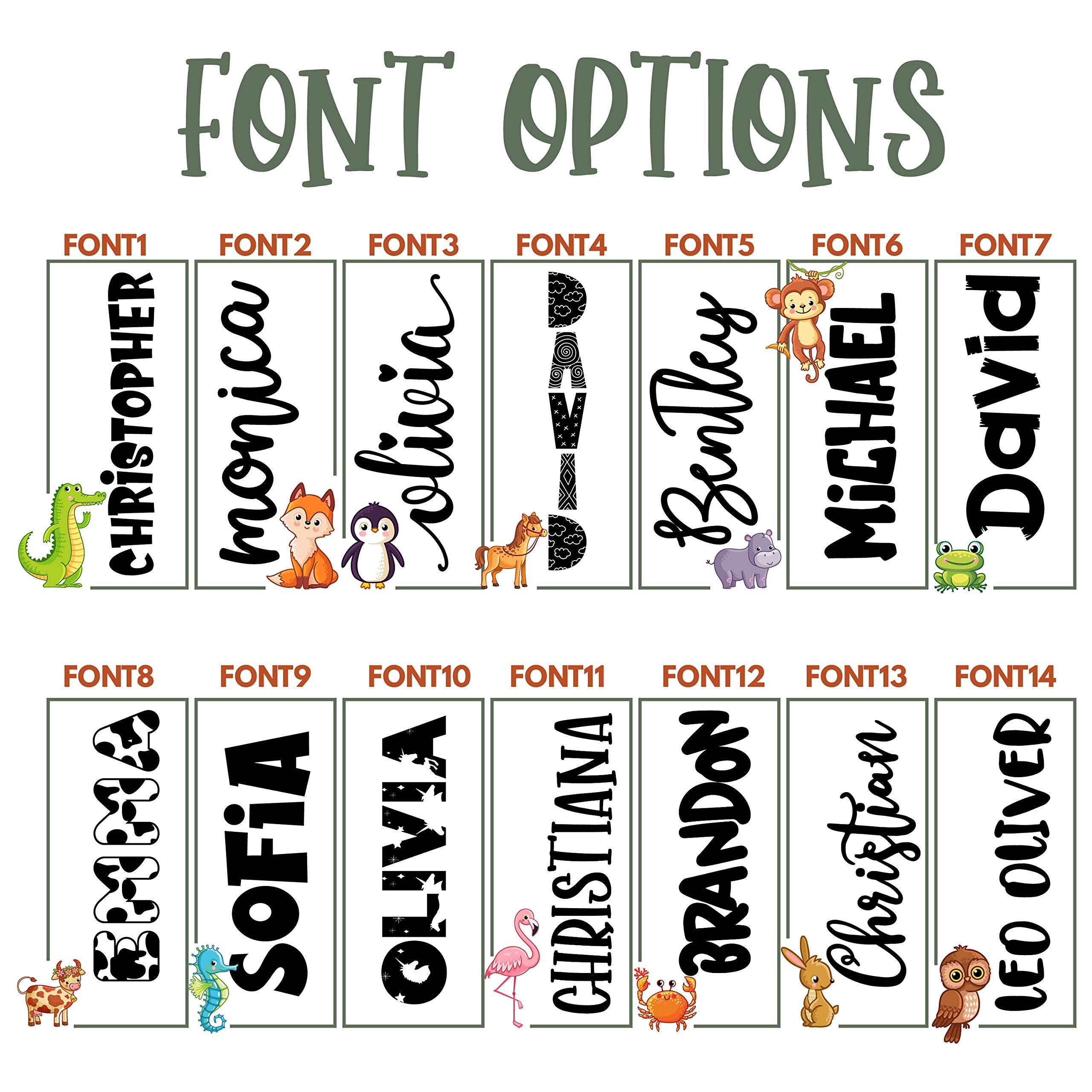 Personalized Custom Water Bottle For Kids, Toddler & Children W Name & 36 Icon Free Engraving! | 18 Oz - 9 Color | Bpa Free - Do